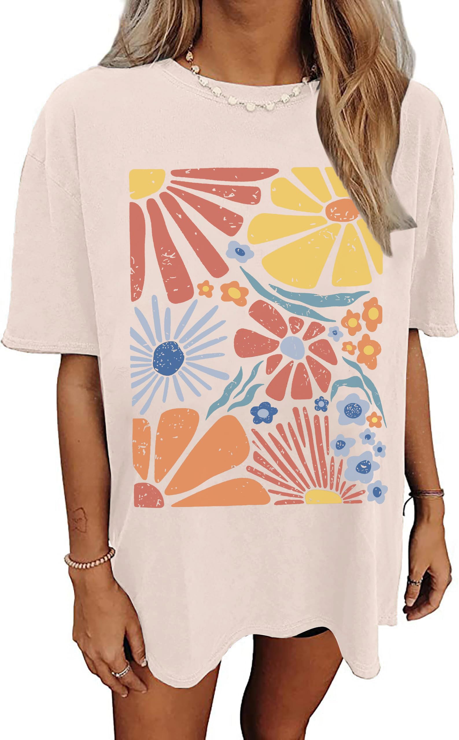 【90size】house on the hill Tシャツ　flower 71orAoV4J+L.jpg